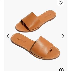 NWOT Madewell Boardwalk Post Slide Sandal